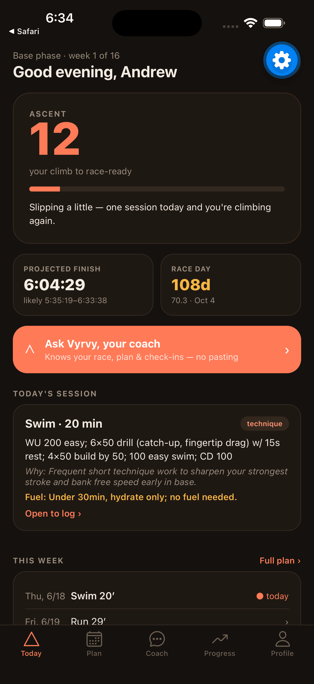 Vyrve app